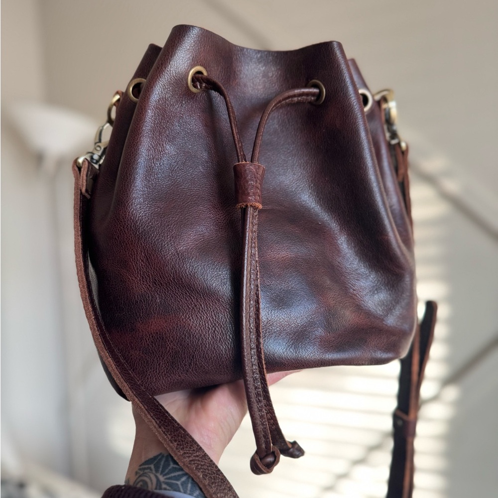 Portland Leather Goods Small Lava Bucket Bag
